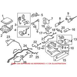 VW Headlight Level Sensor - Front 7L0616213D